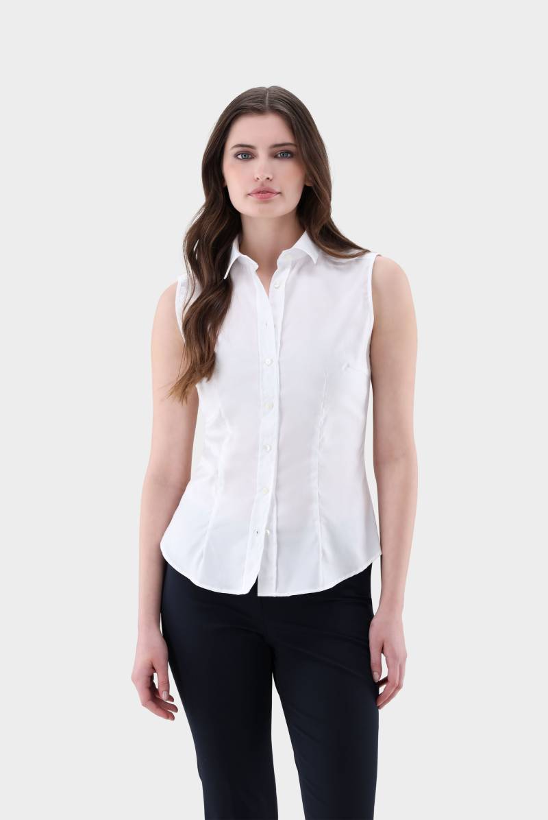 Hemdbluse ärmellos aus Natte von van Laack