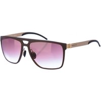Acetat-Sonnenbrille in rechteckiger Form M7008 Herren