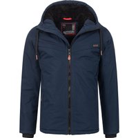 Alessandro Salvarini Herren Winterjacke AS-331 mit Teddyfell & Kapuze