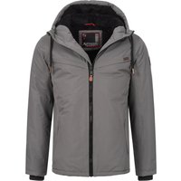 Alessandro Salvarini Herren Winterjacke AS-331 mit Teddyfell & Kapuze