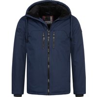 Alessandro Salvarini Herren Winterjacke AS-332 mit Teddyfell & Kapuze