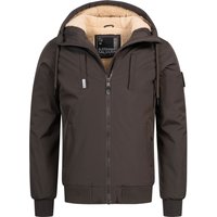 Alessandro Salvarini Herren Winterjacke AS-431 – Warm, Mit Teddyfellfutter & Kapuze
