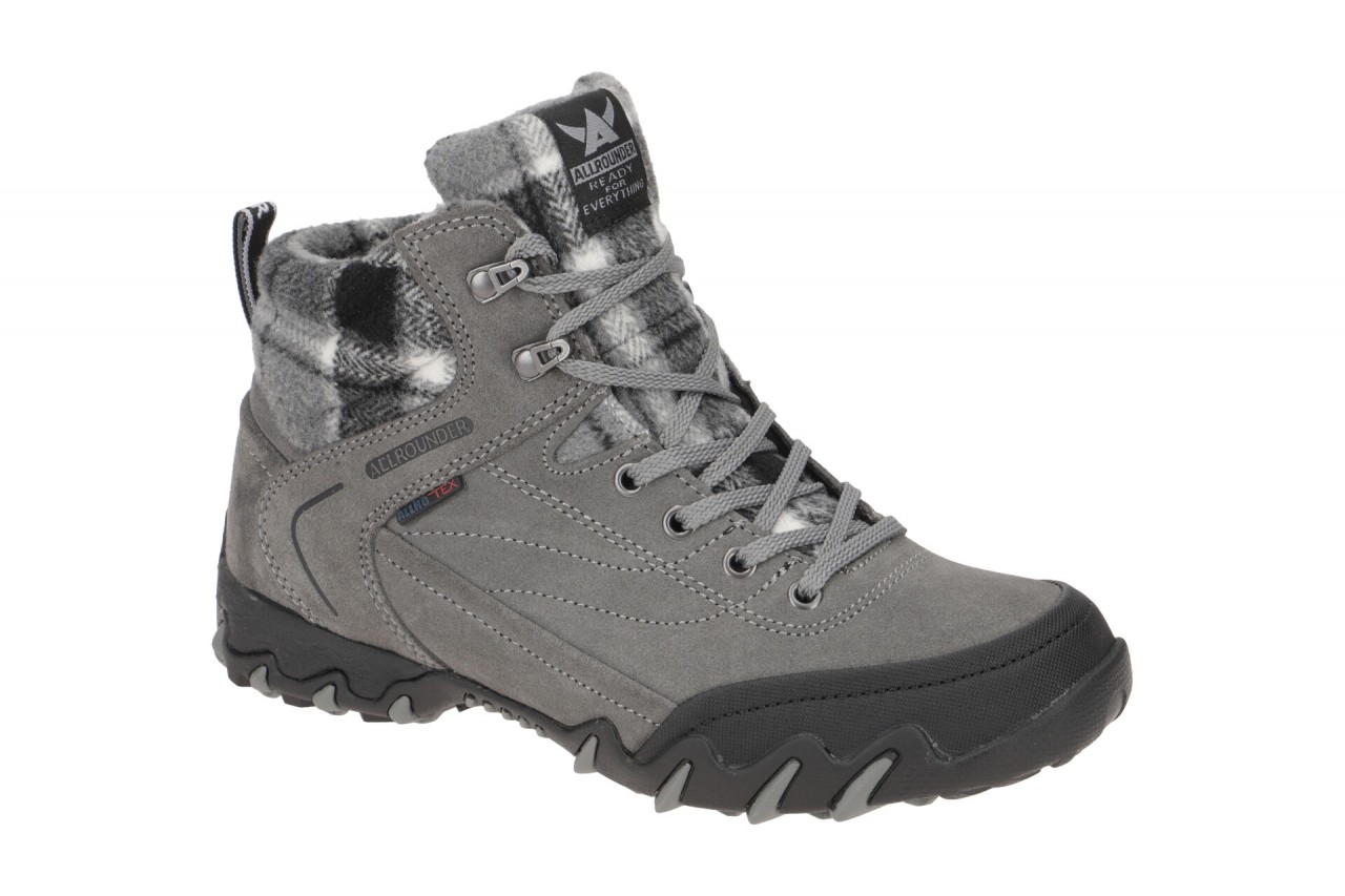 Allrounder NIGATA-TEX grey grau - Trekking- und Wanderstiefelette f?r Damen von Allrounder