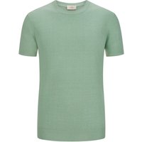 Altea T-Shirt aus Leinen und Baumwolle in gewaschener Optik von Altea