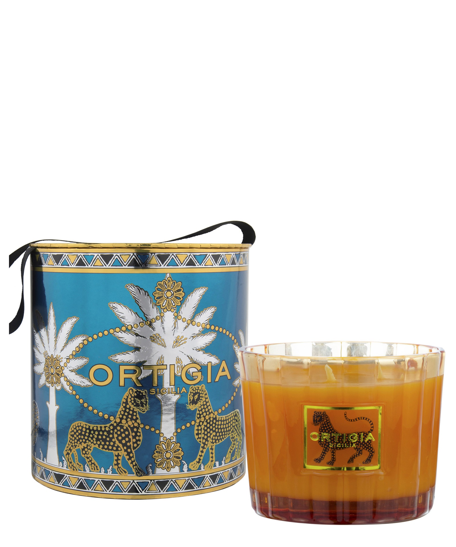 Ambra nera 4 wick candle 600 g