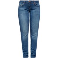 Amor, Truth & Trust Damen ATT JEANS 5-Pocket Jeans mit legeren Waschungen Belinda dunkelblau