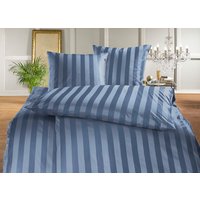 «BAUER» Bettwäsche in verschiedenen Farben, Marine, Grösse 121 (Kissenbezug, 40/ 80 cm)