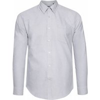 BEN SHERMAN Oxford Cotton Herren Langarm Hemd 1012796-GREY BEN SHERMAN Oxford Cotton Herren Langarm Hemd 1012796-GREY