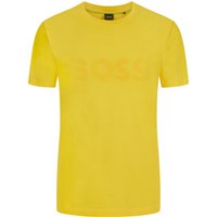 BOSS GREEN T-Shirt mit  gummiertem Label-Print von BOSS Green
