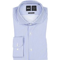 BOSS Hemd mit Fineliner-Muster in Performance Stretch, Regular Fit von Boss