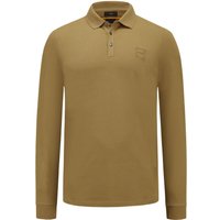 BOSS ORANGE Langarm-Poloshirt mit Stretchanteil von Boss Orange