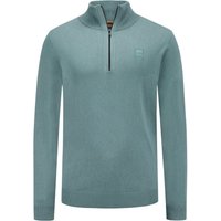 BOSS ORANGE Troyer Pullover aus Baumwolle mit Kaschmir von Boss Orange