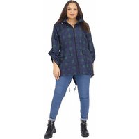 BRAVE SOUL Plus Size Fishtail Damen Parka XLJK-RAVECHECK