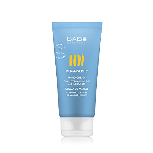 Handcreme | Dermaseptic | Repair | Handcreme ohne Alkohol | Geeignet für die ganze Familie | Hygienisierend | Handcreme Waschlappen | 75ml von Laboratorios Babé