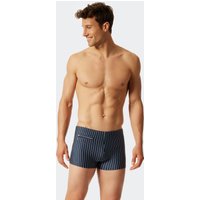 Badehose mit Reißverschlusstasche Wirkware recycelt Streifen admiral - Nautical Casual 6 von Schiesser