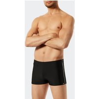 Badehose mit Reißverschluss-Tasche Wirkware recycelt feiner Streifen schwarz - Nautical Casual 10 von Schiesser