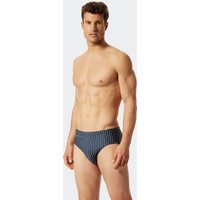 Badehose mit Reißverschlusstasche Wirkware recycelt Streifen admiral - Nautical Casual 5 von Schiesser