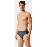 Badehose mit Reißverschlusstasche Wirkware recycelt Streifen admiral - Nautical Casual 7 von Schiesser