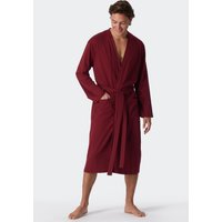 Bademantel Fine Interlock bordeaux - Essentials XL von Schiesser