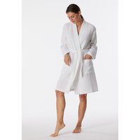Bademantel Waffelpiqué weiß - Essentials M von Schiesser