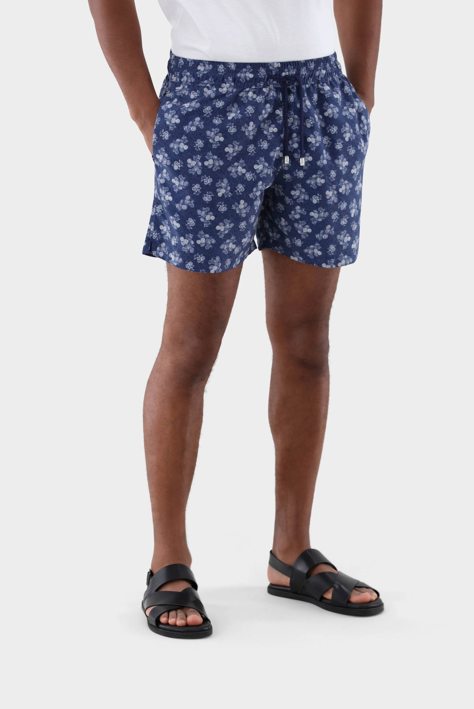 Badeshorts mit Zitronenmuster von van Laack