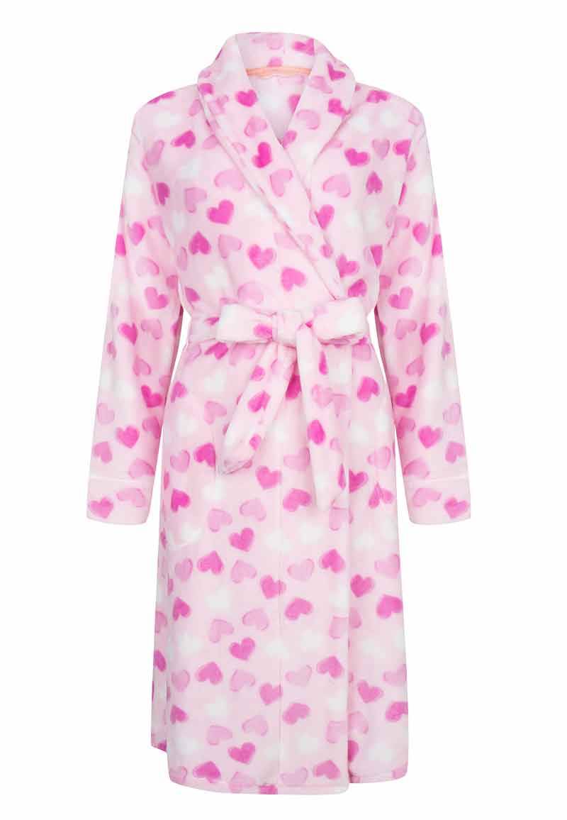 Badjas hartjes - mt 36 tot 54-48