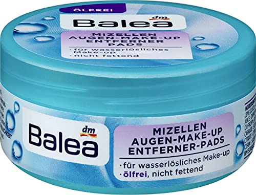 Balea Augen Make-Up Entferner Pads mit Waterproof ölhaltig (50Stück) von Balea