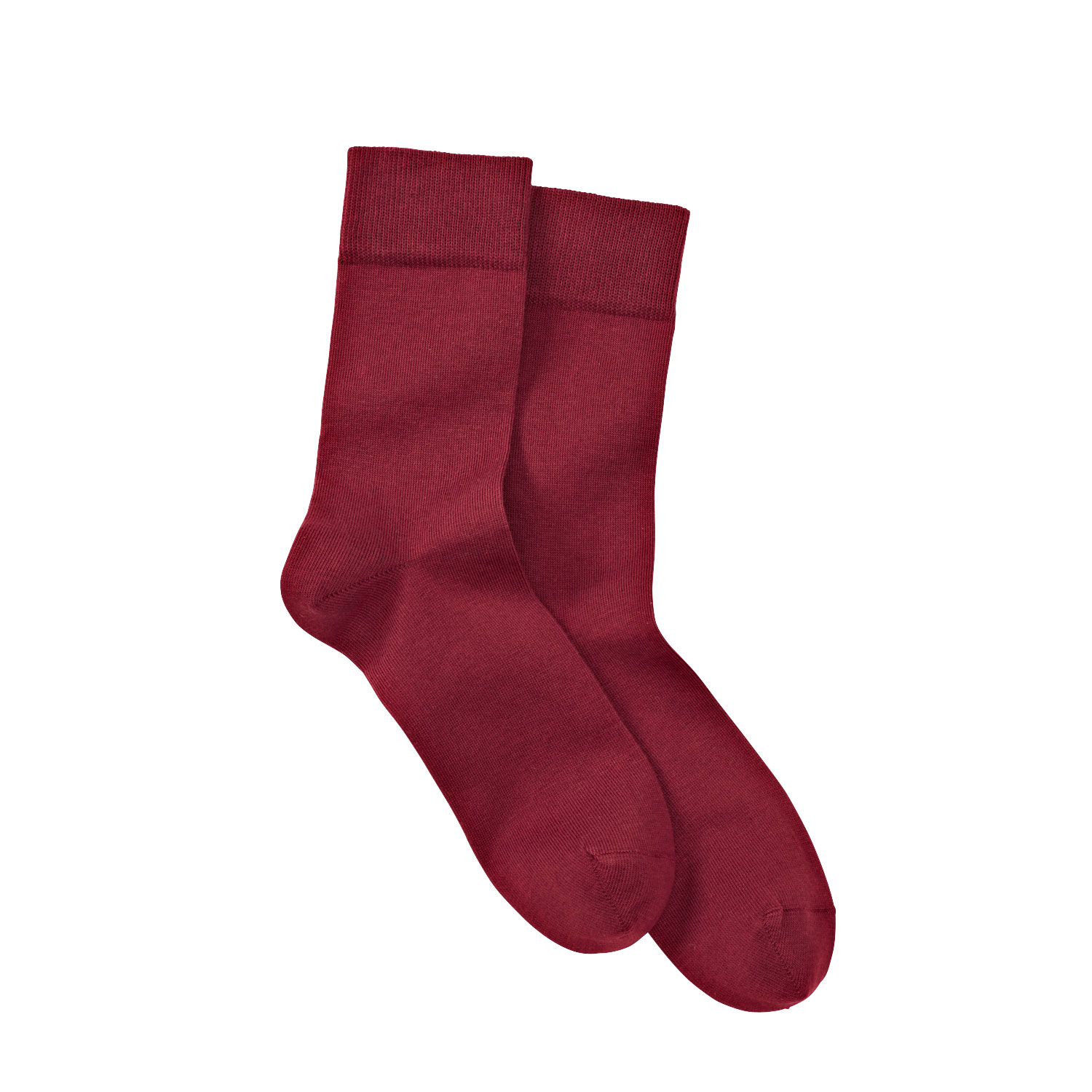 Baumwollsocken aus reiner Bio-Baumwolle, 2er-Pack, vino 43/44