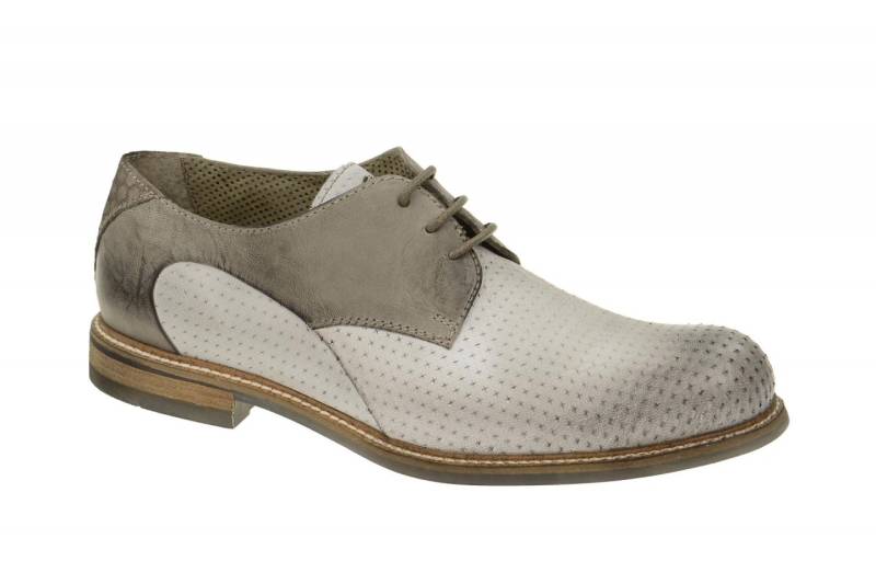 Bello HE176 ghiaccio hell-grau - elegante Halbschuhe und Schn?rschuhe f?r Herren von Bello