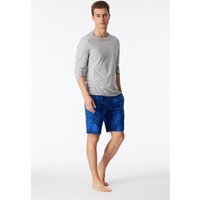 Bermudashorts Organic Cotton Blätter indigo - Mix+Relax 54