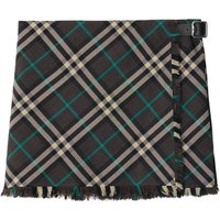 Bestickter Polyester-Mix Minirock