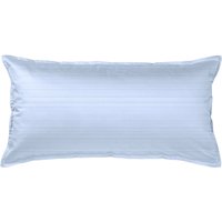 Bettwäsche-Garnitur in bügelleichter Qualität, Hellblau, Grösse 127 (Kissenbezug, 65/100 cm), Mako-Brokat-Satin