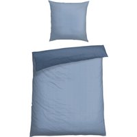Bettwäscheset zweiteilig Renforcé blau - SCHIESSER Home 155*220 von Schiesser