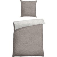 Bettwäscheset zweiteilig Renforcé grau - SCHIESSER Home 135*200 von Schiesser