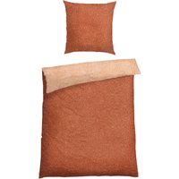 Bettwäscheset zweiteilig Renforcé kupfer - SCHIESSER Home 135*200 von Schiesser