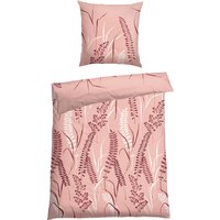 Bettwäscheset zweiteilig Renforcé rosé gemustert - SCHIESSER Home 135*200 von Schiesser