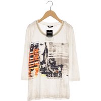 BiBA Damen Langarmshirt, weiß, Gr. 34