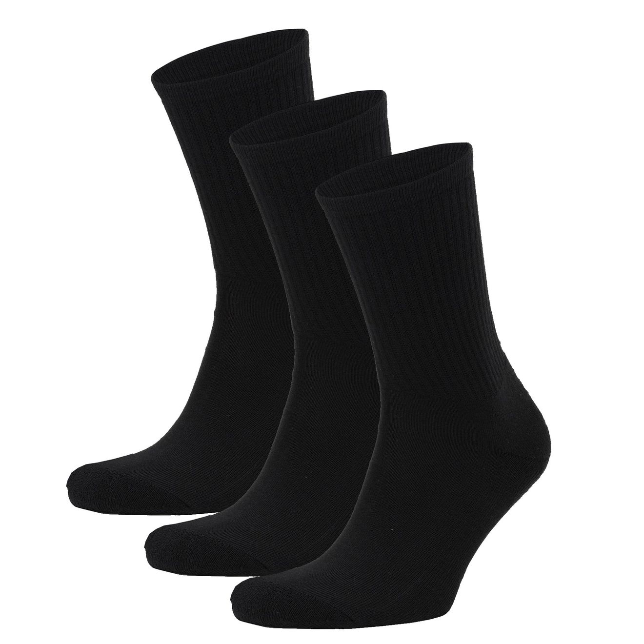 Bio Tennissocken schwarz schwarz