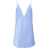 Bluebella Clea Kurzes Luxus-Negligé aus Satin Hortensienblau - Größe 34
