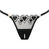 Bluebella Harlow Offener Slip Schwarz - Größe 42
