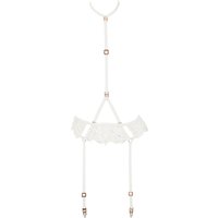 Bluebella Isadora Harness mit Strumpfhalter Weiss - Größe 44