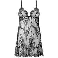 Bluebella Madeline Spitzen-Negligé in Schwarz - Größe 44