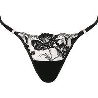 Bluebella Morelle String aus transparenter Stickerei In Schwarz - Größe 34
