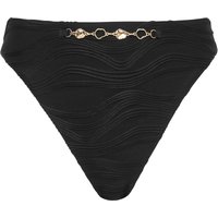 Bluebella Orta High-Waist Bikinihose Schwarz - Größe L