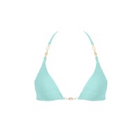 Bluebella Orta Triangel Bikini-Top Insel-Paradies Blau - Größe XS