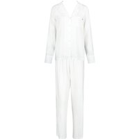 Bluebella Tarcon Eco Viskose Long Pyjama Set Weiß - Größe 42