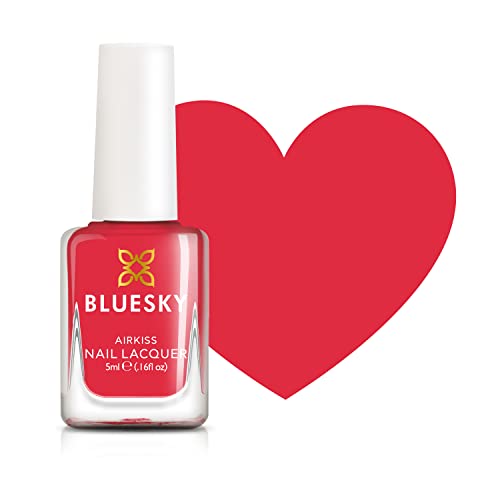 Bluesky Kids Nagellack - Bang, Rot. Einfache Schälen, ungiftige, wasserbasierte, planfreie Nagellack für Kinder, 5ml von Bluesky