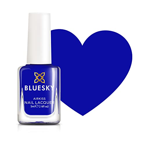 Bluesky Kids Nagellack - Boom, blau. Einfache Schälen, ungiftige, wasserbasierte, planfreie Nagellack für Kinder, 5ml von Bluesky