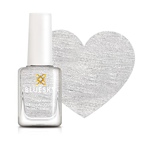 Bluesky Kids Nagellack - Mondmagie, Silber. Einfache Schälen, ungiftige, wasserbasierte, planfreie Nagellack für Kinder, 5ml von Bluesky