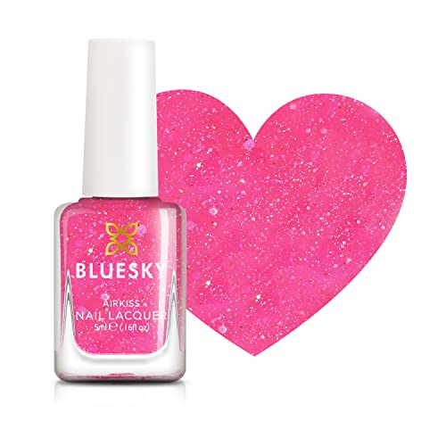 Bluesky Kids Nagellack - Pixie Dust, Pink. Einfache Schälen, ungiftige, wasserbasierte, planfreie Nagellack für Kinder, 5ml von Bluesky